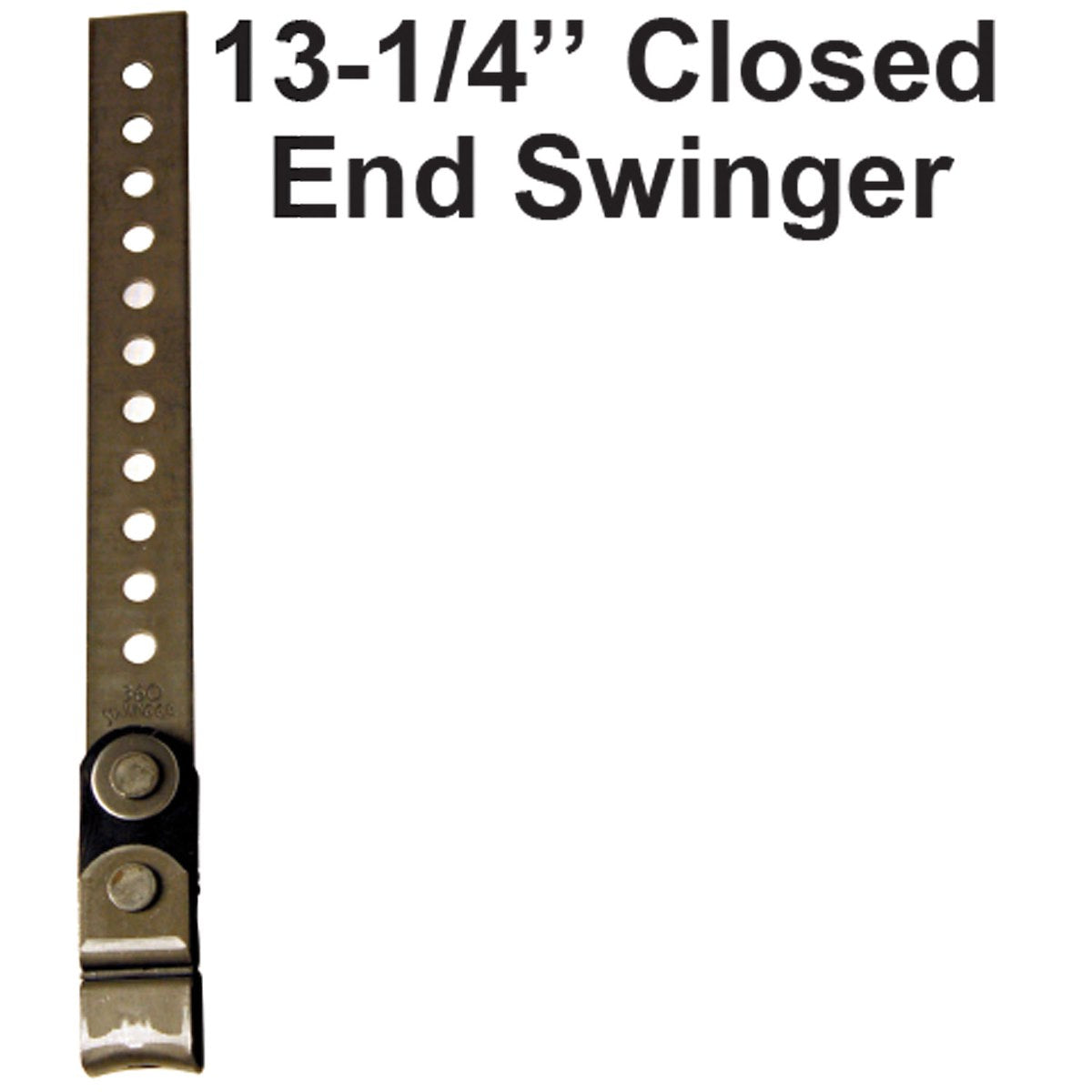 Nickson Exhaust Muffler Hanger, 13-1/4 in Closed End Swinger, Steel - 00076