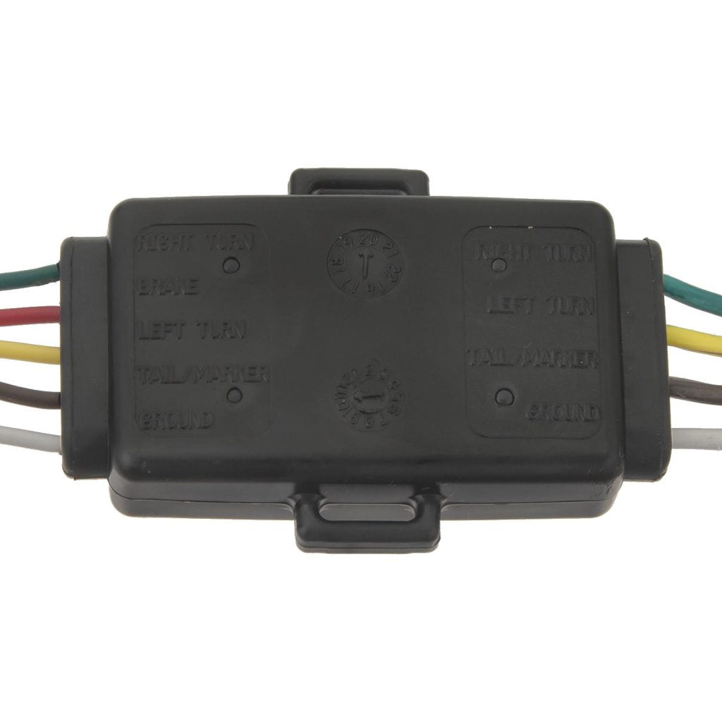 Pollak Tail Light Converter, Vehicle Lighting System Powered, 4-Way Flat Adapter, LED Compatible - 4WF-772V