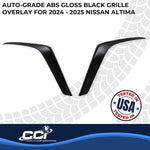 Coast2Coast Grille Insert, 2 Piece, Gloss Black - GI207BLK