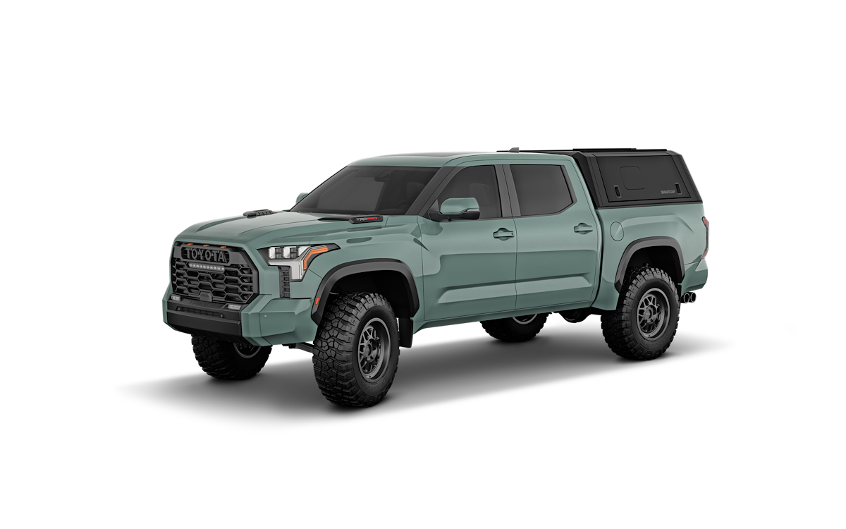 SmartCap Truck Cap, Holds Up To 330 lb When Moving And 770 lb When Parked, Matte Black, Stainless Steel - EV1310-MB