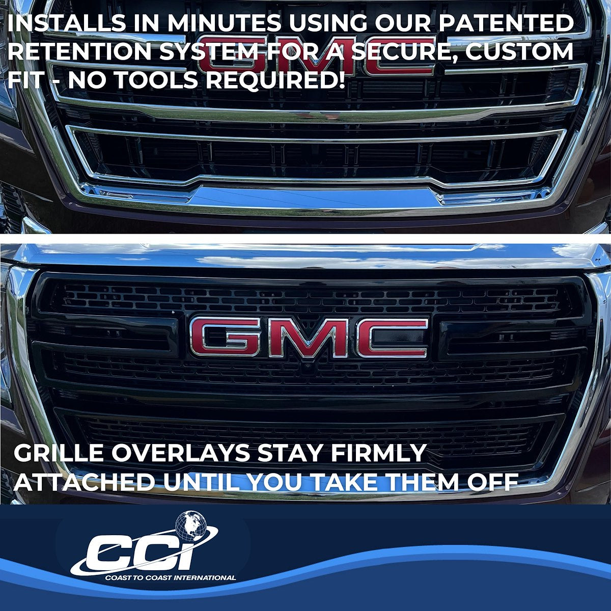 Coast2Coast Grille Overlays GI179BLK product image 5