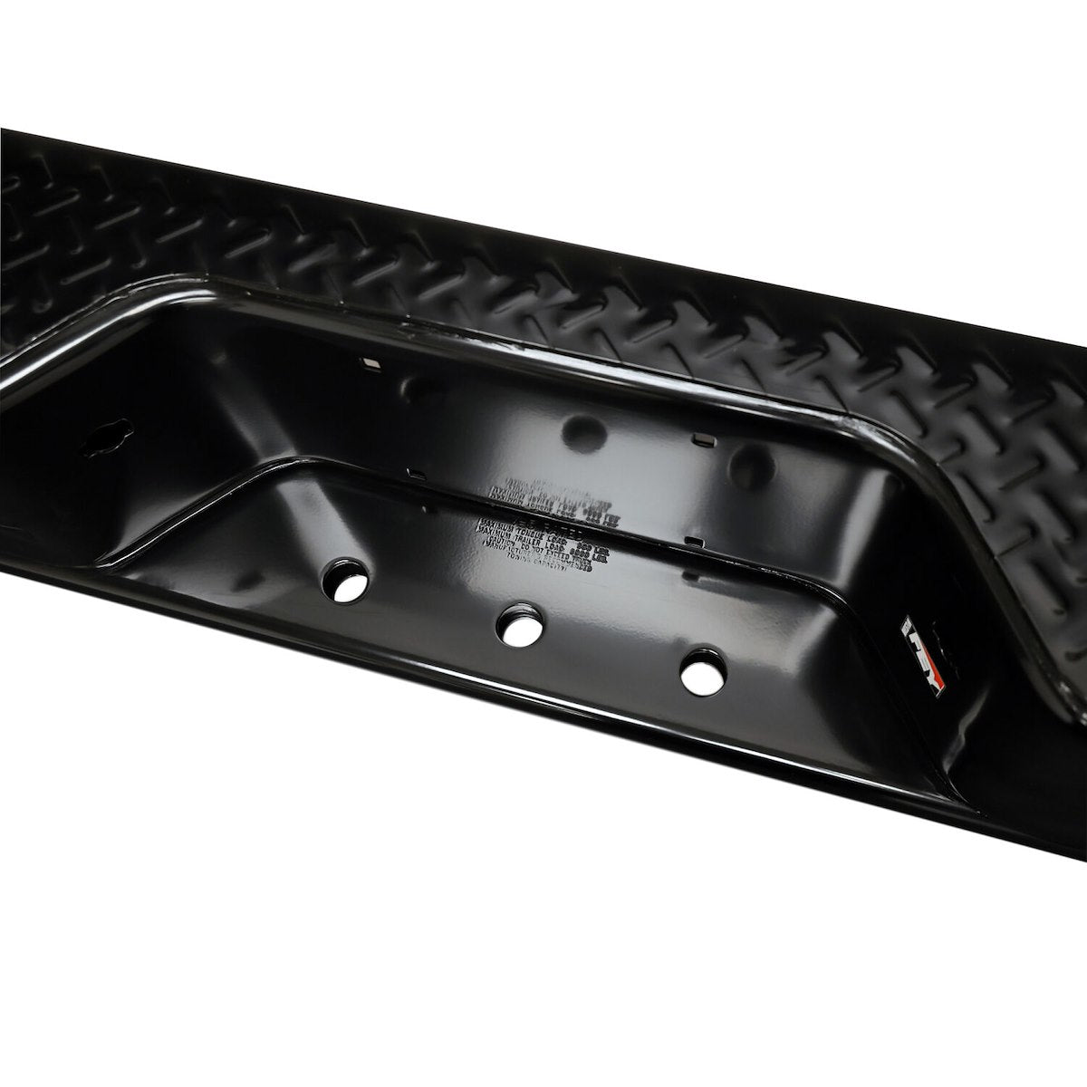 Westin Bumper, Powder Coated Black Cold Rolled Steel, 800 lb Tongue Weight And 8000 lb Trailer Weight - 20000