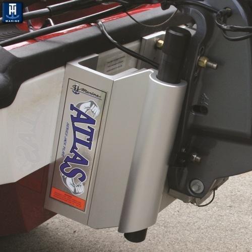 T-H Marine Outboard Motor Jack Plate, Atlas Series, 6 in Setback, 5-3/4 in Hydraulic Rise - AHJ-6V-DP