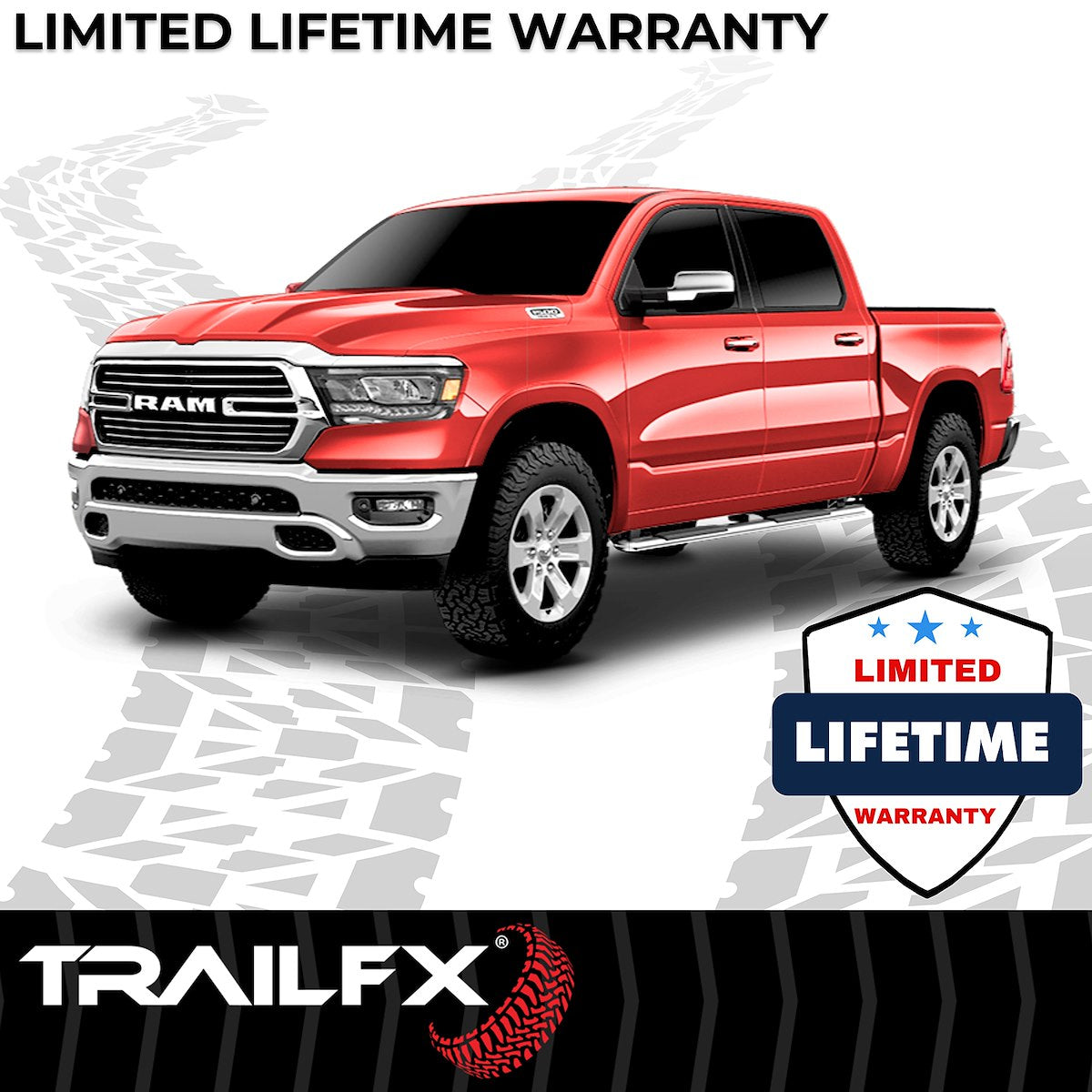 TrailFX Running Boards & Nerf Bars A4012S product image 8