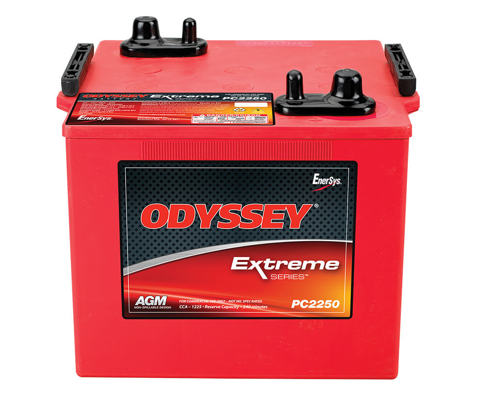 Odyssey Battery Battery, Extreme Series, 12 V, 1225 Cold Cranking amp - ODS-AGM6M