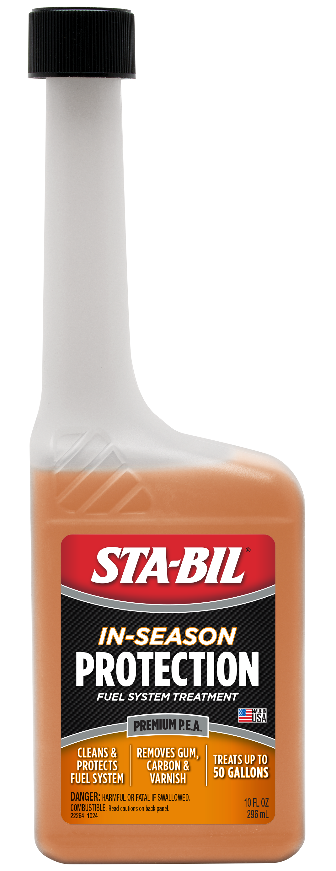 Sta-Bil Fuel Additive, Treats Up To 50 gal, 10 oz Bottle - 22264