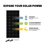 Go Power Solar Kit, 200 Watt/9.62 amp Charging Current, 59.1 in Length x 26.3 in Width x 1.58 in Thickness - OVERLANDER-E