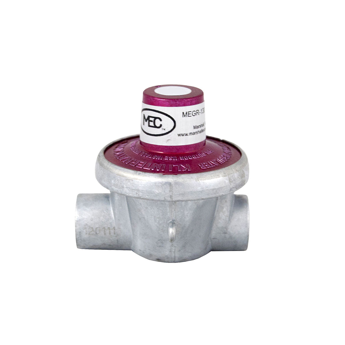 Marshall Excelsior Propane Regulator, 1/4 in FNPT Inlet x 1/4 in FNPT Outlet, 30 PSI, 1200000 BTU - MEGR-130-30