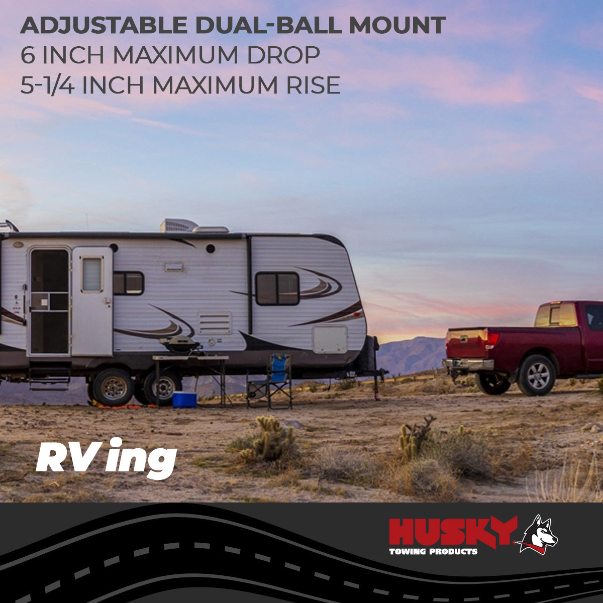 Husky Towing Adjustable Ball Mounts 33104 product image 5