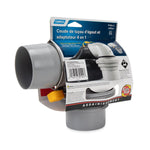 Camco Sewer Hose Connector, 4-in-1 Connector With Elbow - 39144
