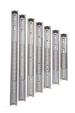 RV Designer Drawer Slide, 100 lb Weight Capacity, 45 Millimeter, 12 in Length, Set Of 2 - D412