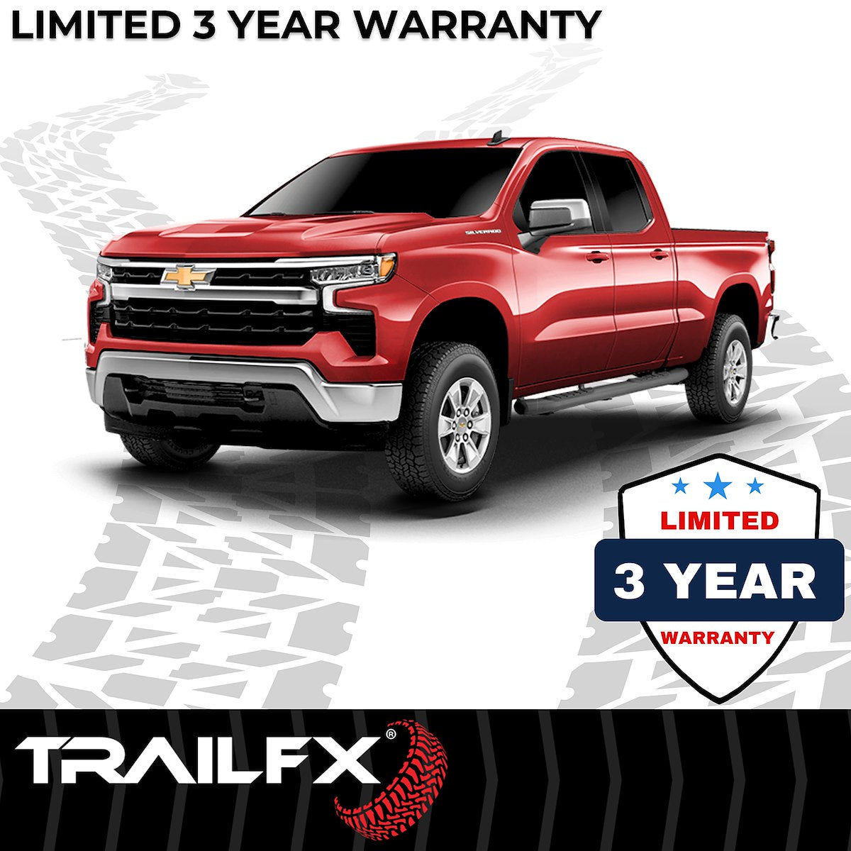 TrailFX Running Boards & Nerf Bars A7090B product image 8