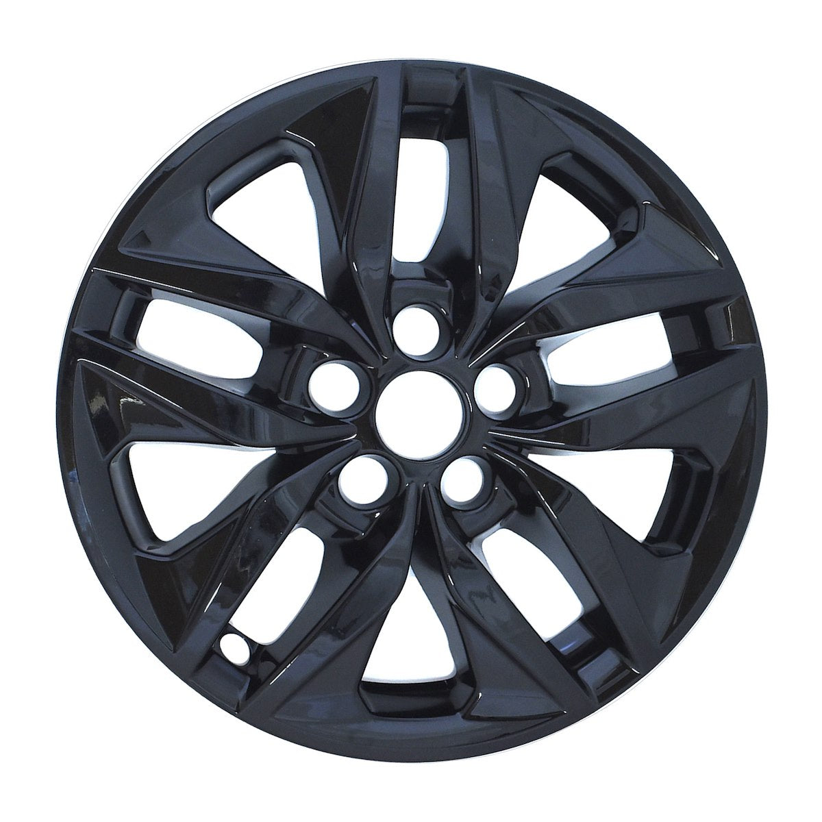 Coast2Coast Wheel Skin, 17 in, 10 Spokes, Gloss Black, Set Of 4 - IMP478BLK