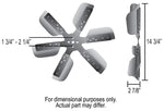 Derale Engine Cooling Fan Blade 17015 product image 3