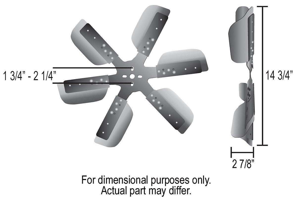 Derale Engine Cooling Fan Blade 17015 product image 3