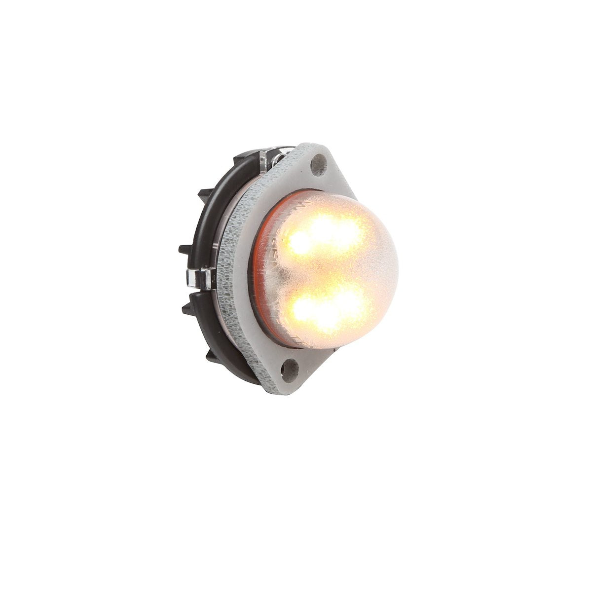 Whelen Engineering Company Warning Light, Vertex  Series, 1.625 in Diameter x 1 in Height, 1 in Recess/Surface Mount - VTX609A