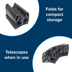 Camco Sewer Hose Support, Holds 20 ft Hose, Black - 43051