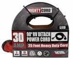 Valterra Power Cord, 3 Prong, 30 amp, 25 ft Length - A10-3025ED90