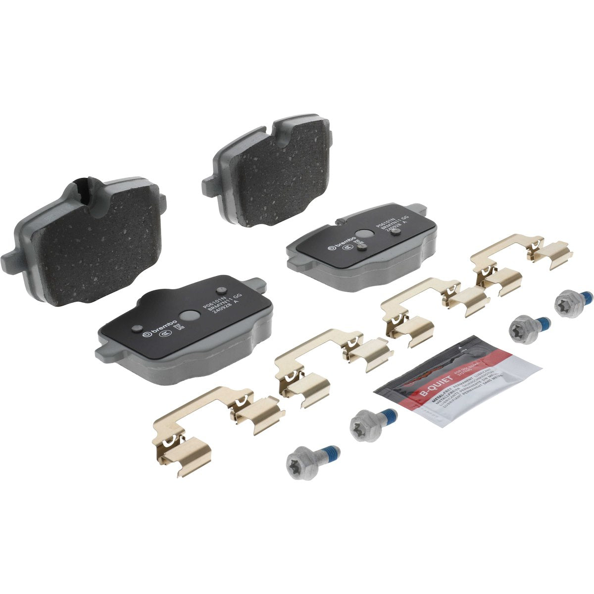 Brembo Brake Pad, FMSI Number D1850-9077, Ceramic, Set Of 4 - P06101N
