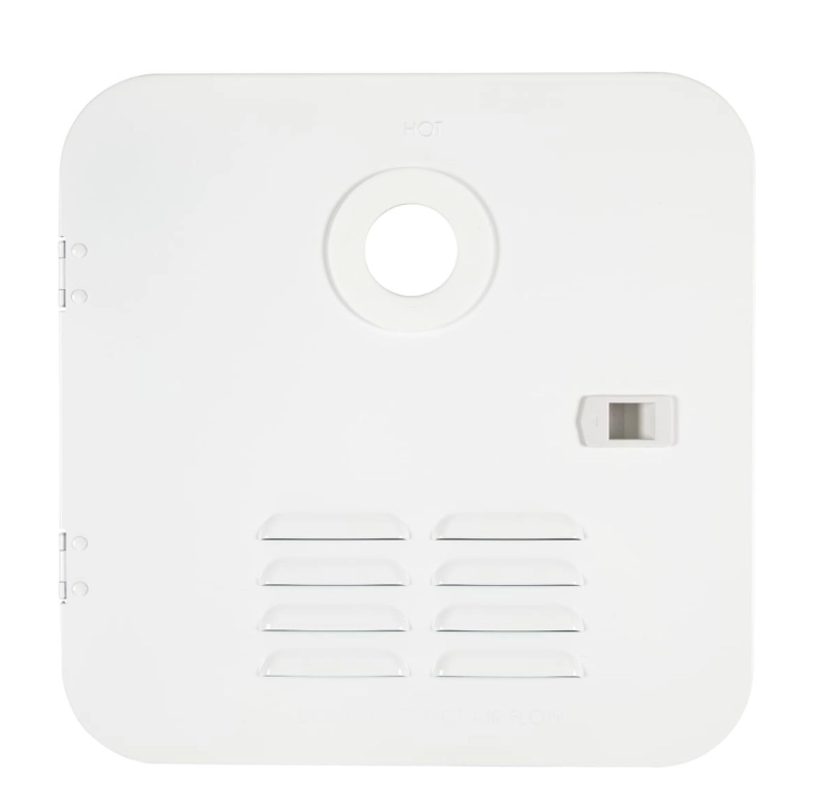 Lippert Water Heater Access Door, Replacement For Atwood/Suburban 10 gal Water Heater, Polar White - 2022107540