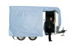 Adco Horse Trailer Cover, Fits 14 ft 1 in To 16 ft Length Trailers, 106 in Width x 94 in Height, 3 Layer Fabric Top/Polypropylene Sides - 46004