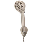 Oxygenics/ ETL Shower Head, Hand Held With 72 in Hose, With 5 Function Spray Settings, 3-3/4 in Outer Diameter - 87464