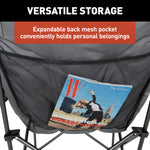 Lippert Camping Chair, 31 in Depth x 40 in Width x 40.3 in Height, 400 lb Weight Capacity - 2024043334