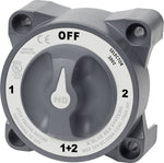 Blue Sea Battery Selector Switch, HD Series, 4 Position, 2 Batteries - 3002-BSS