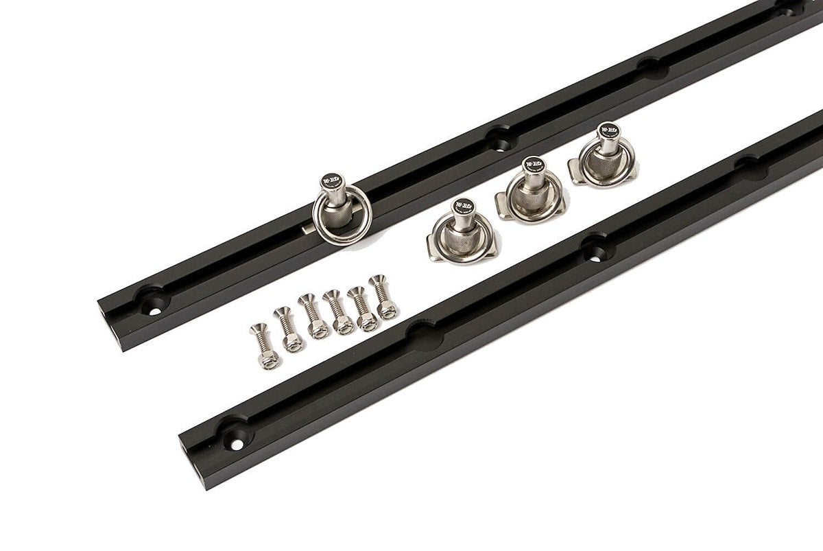 Hi-Lift Tie Down Anchor, 1000 lb Capacity, Black, Stainless Steel, Set Of 4 - BXR93B