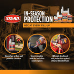 Sta-Bil Fuel Additive, Treats Up To 160 gal, 32 oz Bottle - 22275