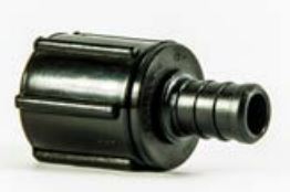 Elkhart Supply Fresh Water Fitting, 1/2 in PEX x 1/2 in Female Pipe Thread Swivel End Nut - 28873