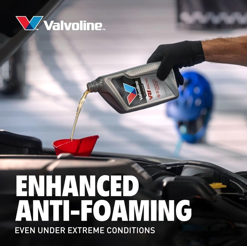 Valvoline Oil, VR1 Racing Oil, SAE 10W30, 1 qt Bottle, Case Of 6 - 679083