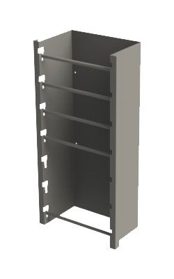 Holman Van Storage System Wire Spool Rack, 29 in Height x 14-1/4 in Width x 7-3/4 in Depth - 40230