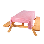 Coghlan's Tablecloth, 54 in Width x 72 in Length, Red And White Checkered - 7920