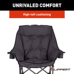 Lippert Camping Chair, 23-1/2 in Depth x 38-1/5 in Width x 39-1/2 in Height, 400 lb Weight Capacity - 2021128654