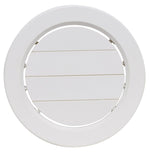 Valterra Heating/Cooling Register, 5 in Diameter, 7/8 in Collar, 360 degree Rotating/Dampered Vane Air Return - A10-3358VP