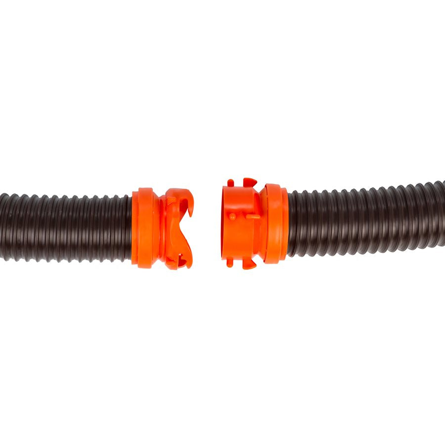Camco Sewer Hose, 20 ft Extended Length, 3 in Diameter, 23 Mil Polyolefin Reinforced With Steel Wire - 39741