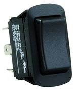 JR Products Multi Purpose Switch, 0.835 in x 1.457 in (Cutout), 0.984 in x 0.500 in (Switch), Black - 13855