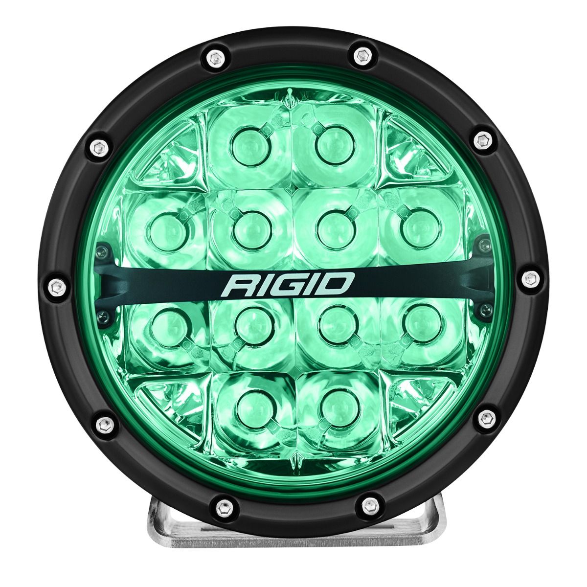 Rigid Industries Driving/Fog Light, 360 Series, LED Bulb, 6 in Round, Set Of 2 - 36412