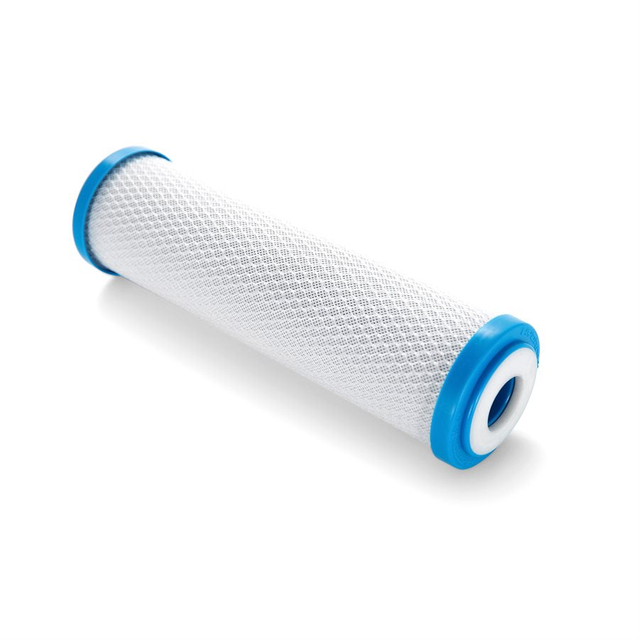 Camco Fresh Water Filter Cartridge, Reduces Sediment/Cysts/Chlorine, 0.5-Micron Filtration - 40638