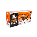 Camco Sewer Hose, 15 ft Extended Length, 3 in Diameter, 23 Mil Polyolefin Reinforced With Steel Wire - 39761