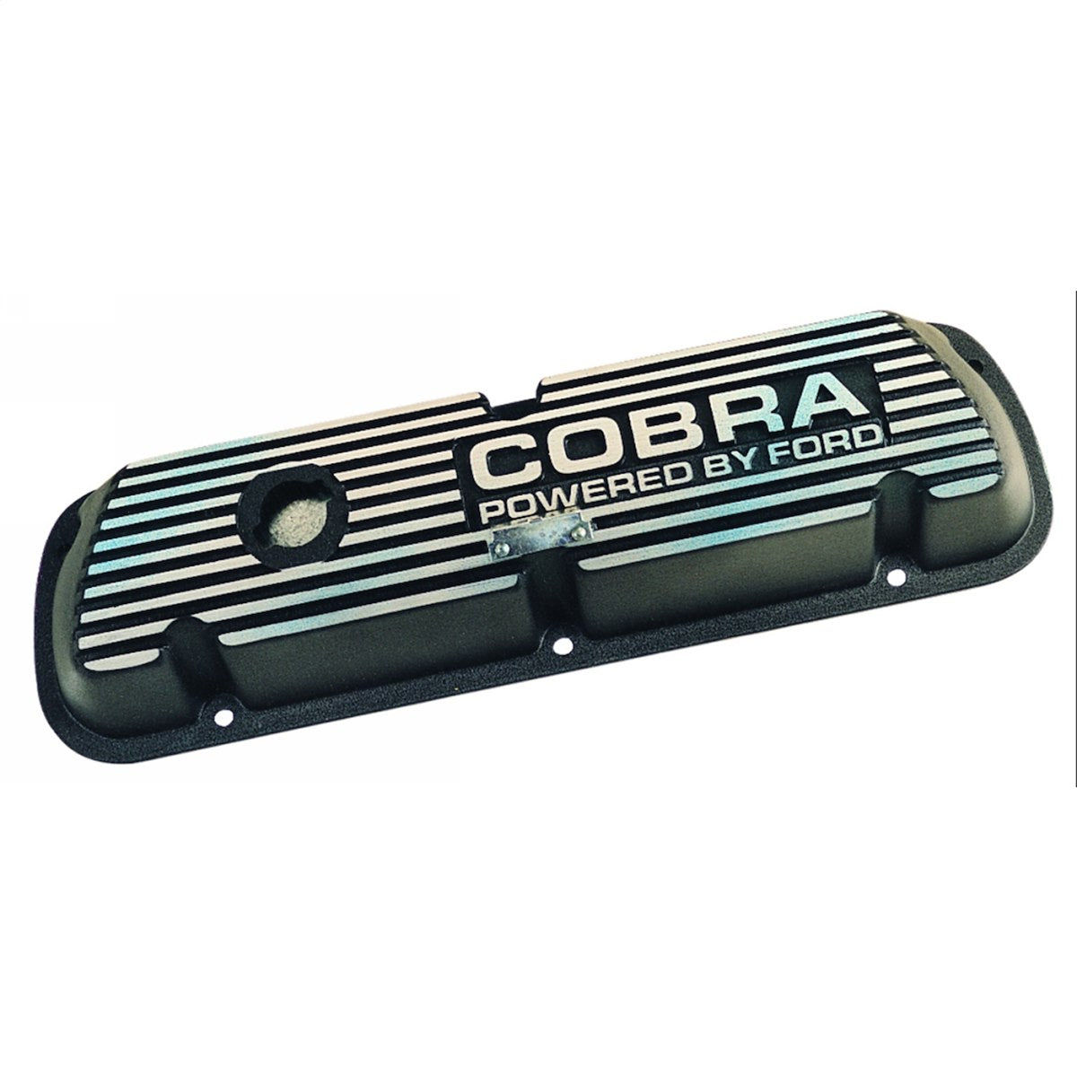 Ford Performance Valve Cover, Black Satin, Die-Cast Aluminum, Set of 2 - M-6582-A