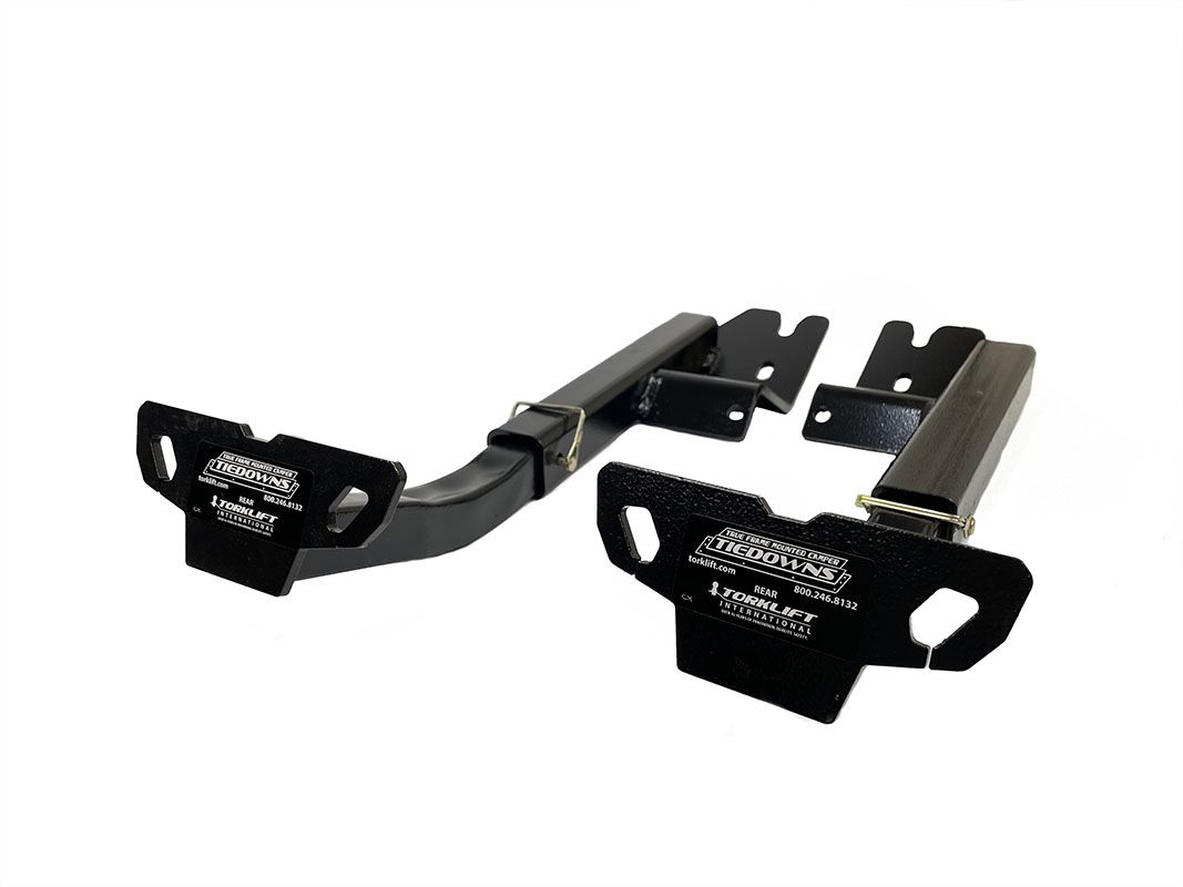 Torklift Camper Tie Down, No Drilling Required, Black, Forged Steel, Set Of 2 - C3222