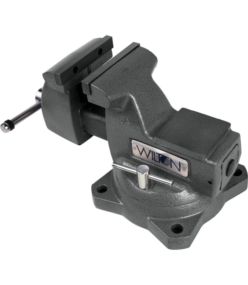 Wilton Tools JPW Industries Vise, 5-1/4 in Jaw Opening, 5 in Jaw Width, 3-3/4 in Throat Depth - 21400