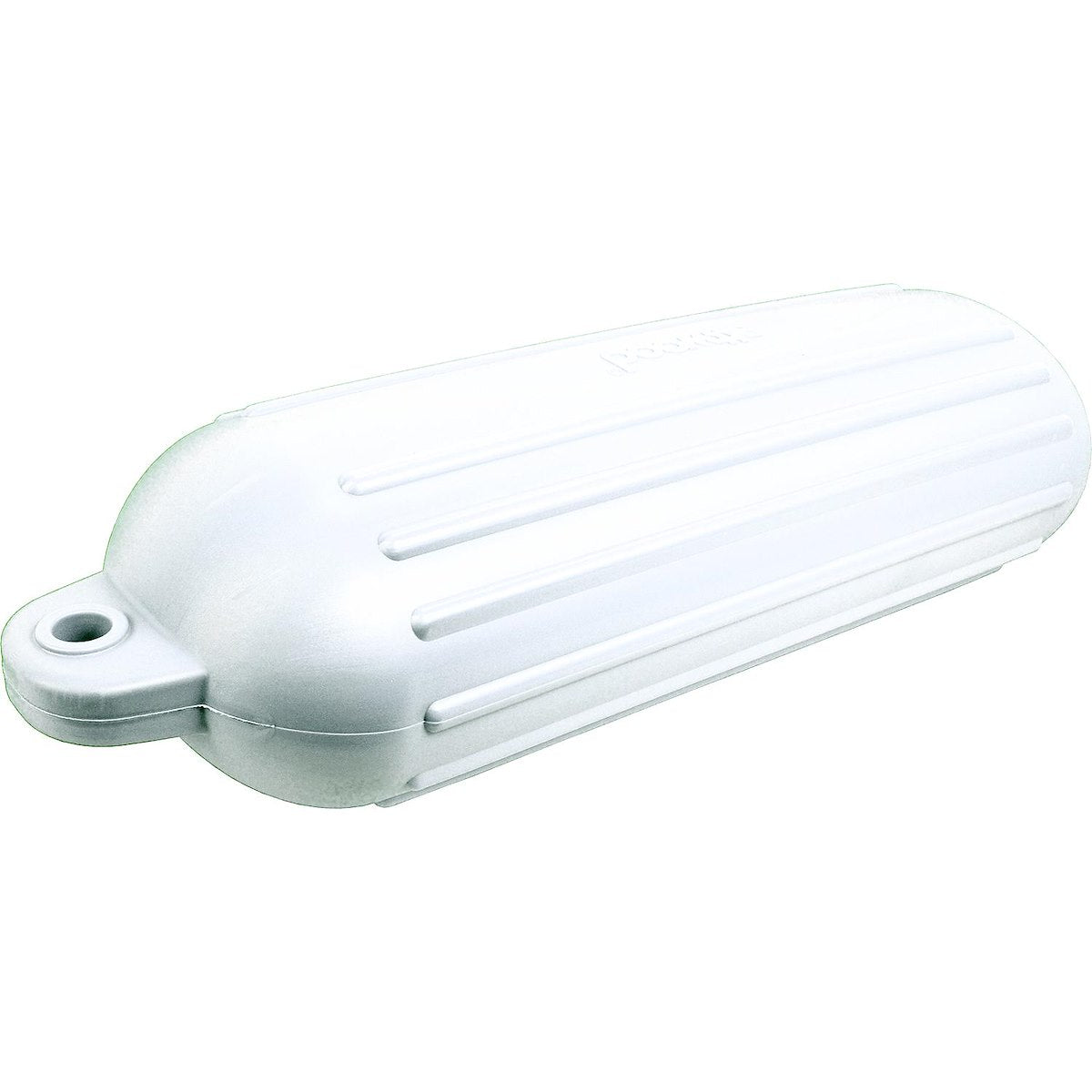 Attwood Marine Boat Fender, White, 5 in Diameter x 22 in Length - 9355D1