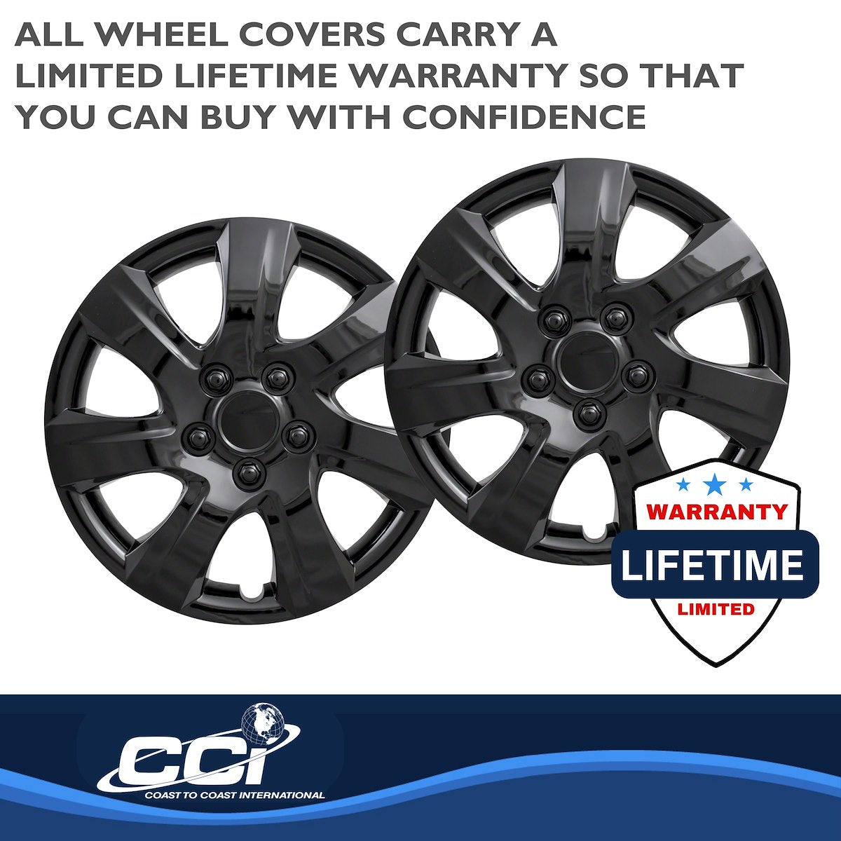Coast2Coast Universal Wheel Covers IWC44516BLK product image 3