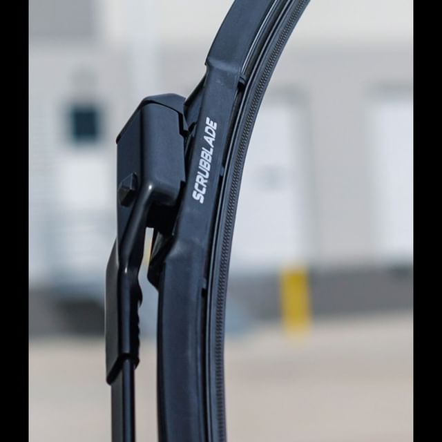 Scrubblade Windshield Wiper Blade, Black Edition, 22 in Length, Black - PB2200