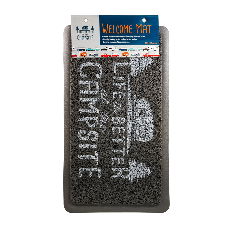 Camco Door Mat, 29 in Width x 17-1/4 in Length - 53200