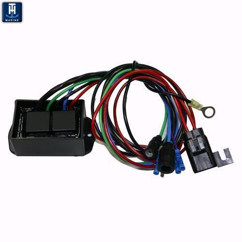 T-H Marine Outboard Motor Jack Plate Wiring Harness, Atlas Series, Red/Green/Blue/Black - AHJRELAYKIT-2-DP