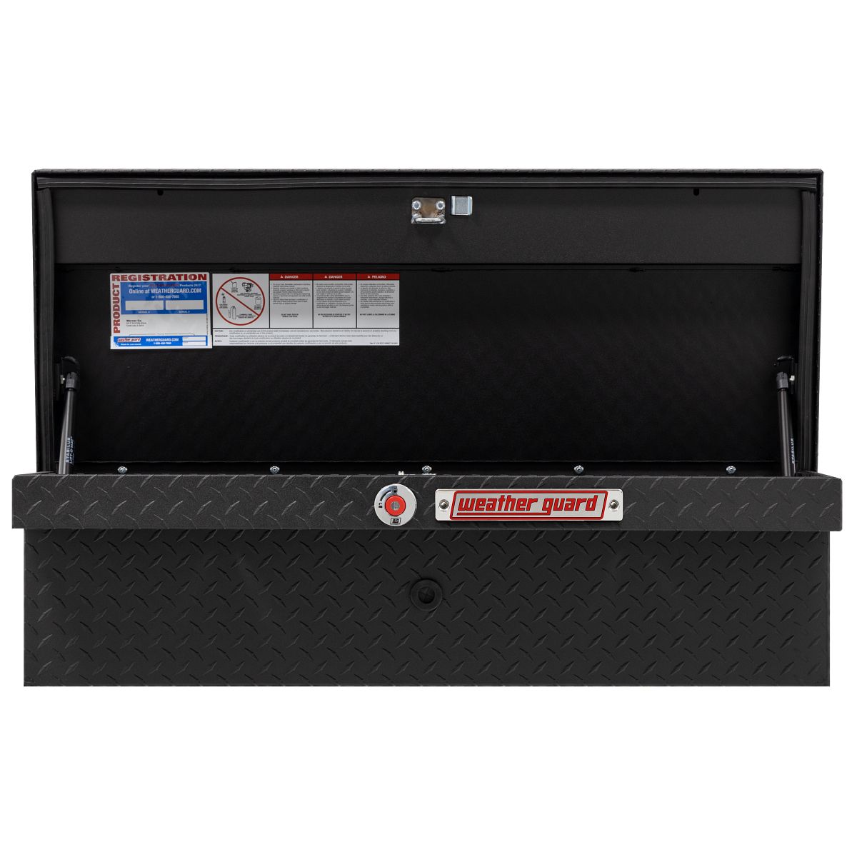 Weather Guard Tool Box, Textured Matte Black, Aluminum, 41 in Length x 17 in Width x 13 in Height - 180-52-04
